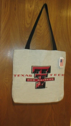Texas Tech Red Raiders Tote Bag 17"x17"lined A Great TTU Gift Idea Cover