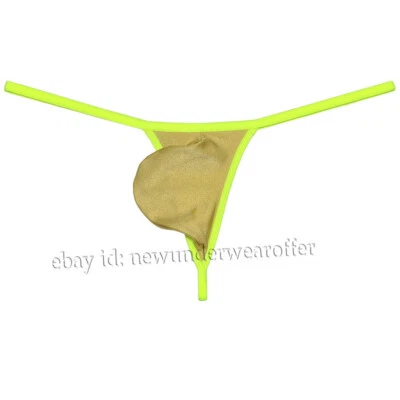 Men String Thong Grape Smugglers Contour Pouch Underwear Low Rise Bordure Tangas - Image 1 of 4