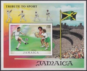 F-EX58117 JAMAICA MNH 1999 TRIBUTE TO SPORT SOCCER FOOTBALL. - Picture 1 of 1