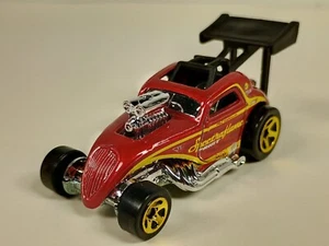 Fiat 500C Hot Wheels 2008 Team Drag Racing #160 Metalflake Red 5SP 1:64 Loose - Picture 1 of 8