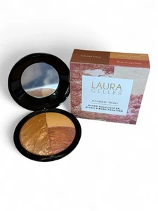 Laura Geller Baked Highlighter Blush & Body Frosting HANDBAG HERO 0.85 oz XL NIB - Picture 1 of 18