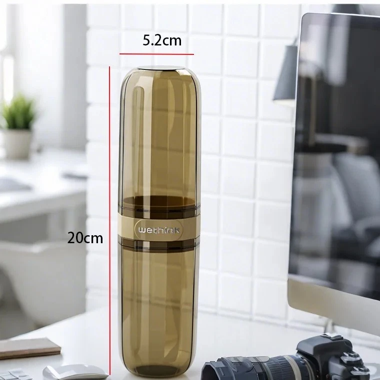 Estuche protector de cepillo de dientes portátil para pasta de dientes caja de almacenamiento de viaje camping Foto 1 de 4