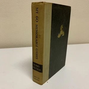 My 60 Memorable Games 1st Printing 1969 Bobby Fischer Chess - Picture 1 of 15