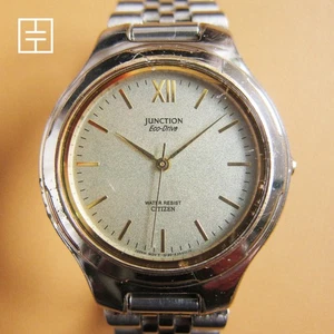 CITIZEN Junction 5080-K10816 Eco-Drive Solar Powered Watch (KOREA) NEW CAPACITOR - Picture 1 of 9