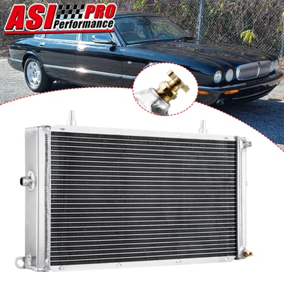 Aluminum 3Row Radiator For 1998-2003 Jaguar XJR XKR Vanden Plas 4.0L 2002 2000 - Image 1 of 4