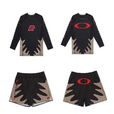 A&p X Oakley Entaglement Ls Rash guard Training Short (Set) No Gi Kimono - Image 1 of 4