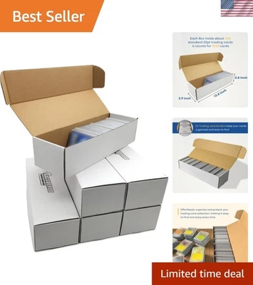 6 Count Trading Card Box Set - Lightweight & Effortlessly Assembled - Image 1 of 4