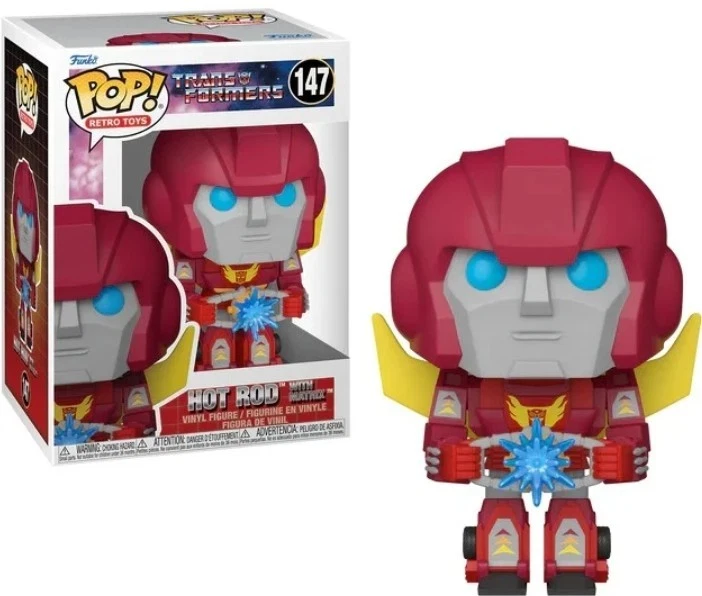 Funko POP! TRANSFORMERS 147 Hot Rod with Matrix Figurka - Immagine 1 di 1