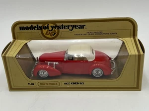 Matchbox Models of Yesteryear Y-18 1937 Cord 812 Convertible Diecast Car Lesney - Picture 1 of 18