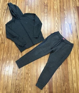Nike Sportswear AW77 Tech Fleece Olive Green Tracksuit Men’s Size Large - Picture 1 of 3