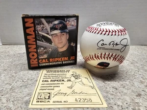 Cal Ripken Jr Baltimore Orioles MLB Facsimile Signed Commemorative Baseball - Picture 1 of 12