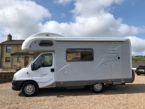 Fiat Ducato Hymer C546 2.8L Motorhome 2003 - 5 Berth 6 Seat Belts Fixed Double - Picture 1 of 23