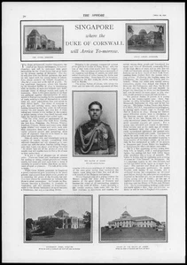 1901 ASIA Singapur Duque Cornualles Visita Sultán Johore Casa de Gobierno (74) - Imagen 1 de 1
