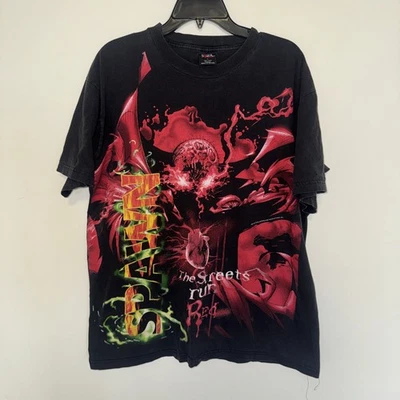 Camiseta vintage 1997 The Spawn Todd McFarlane Productions etiqueta gigante talla grande Foto 1 de 4