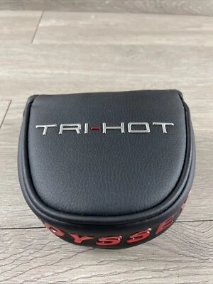 Odyssey Tri Hot Mallet Putter Magnetic Cover Headcover Black BRAND NEW!!!