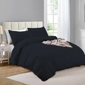 Luxury Duvet Cover Feel Like Cotton Hotel Quality Bedding Set Twin Queen King US - Picture 1 of 77
