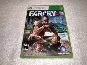 Far Cry 3 (Microsoft Xbox 360, 2012) Juego Completo Nr Como Nuevo - Imagen 1 de 4