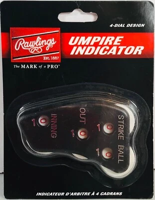 Indicador de árbitro Rawlings 4 en 1 - Diseño de 4 esferas - Fácil de leer - NUEVO Foto 1 de 4