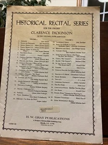 Henry Purcell: Trumpet Voluntary Sheet Music for Organ. 1953, H.W. Gray Publ. - Picture 1 of 8