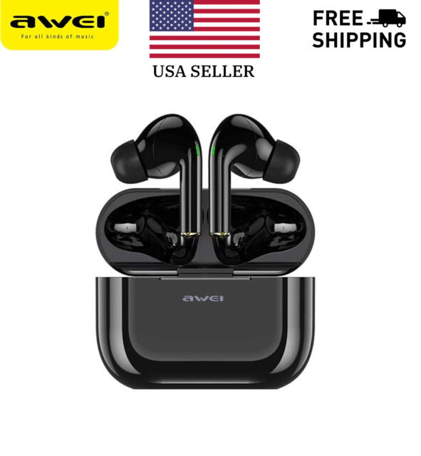 Comprar Auriculares abiertos inalámbricos AWEI 710BL con micrófono  incorporado y cancelación activa de ruido