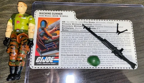 1997 Hasbro GIJoe Stars And Stripes Forever Set C9 Rock N Roll V5 ??Complete Cover