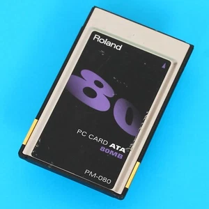 Roland 80MB ATA Flash Card 16 Bit PCMCIA PC Card For PCMCIA/CardBus Slots PM-080 - Picture 1 of 3