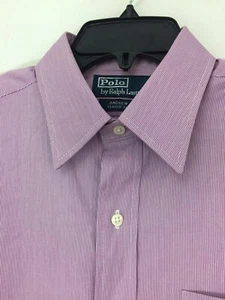 Camisa de vestir Polo Ralph Lauren para hombre Andrew de calce clásico a rayas 15,5/32 nueva con etiquetas - Imagen 1 de 4