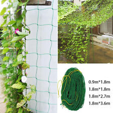 Garden Green Nylon Trellis Netting Support Climbing Bean Grow Fence Plant Wr