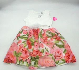 The Children's Place Mom & Me Floral Pattern White Dress - Size 7/8 - NWTs - Picture 1 of 7