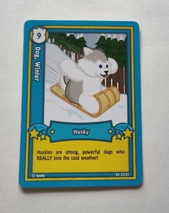 Webkinz Trading Card Series 2 Dog, Winter Husky B2-23/85 - Picture 1 of 2