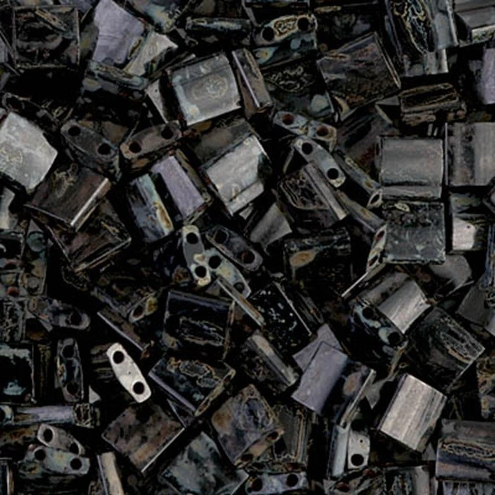 TL-4511, PICASSO NEGRO, 5g, Miyuki Tila, 2 agujeros, 5x5x1,9mm, (wt40) Foto 1 de 1