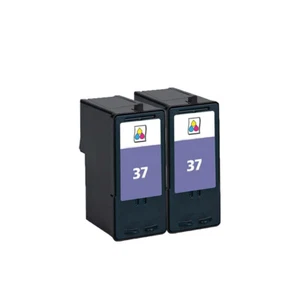 2 Color Ink Cartridge For Lexmark X4630 X4650 X6650 Z2400 37XL - Picture 1 of 2