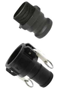 2" BSP / Hose Tail | Poly Camlock Type C F | Poly / Glass | 50 | 200 - Picture 1 of 6