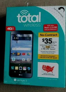 Total Wireles LG Stylo 3 CDMA(Verizon Towers), W/2 bateries, New other: open box - Picture 1 of 5