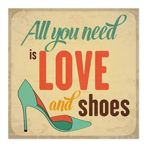 Póster 2423 Póster Lienzo Cartel Vintage, All You Need Love Mode Fraver - Imagen 1 de 7