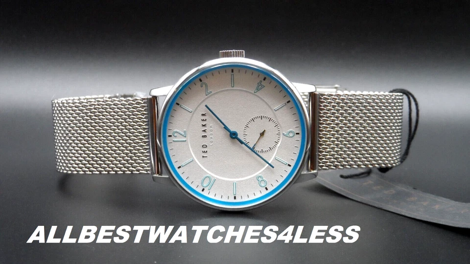 NWD Ted Baker Te50278005 Men's 43mm Stainless Steel Mesh Band Watch