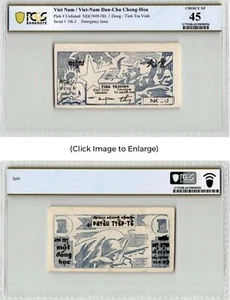 South Vietnam 1 Dong , Tra Vinh Province PCGS 45 - Picture 1 of 1