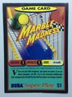 Carte N° 51 Marble Madness Jeu Sega Super Play 1991 Game Card Panini Vf