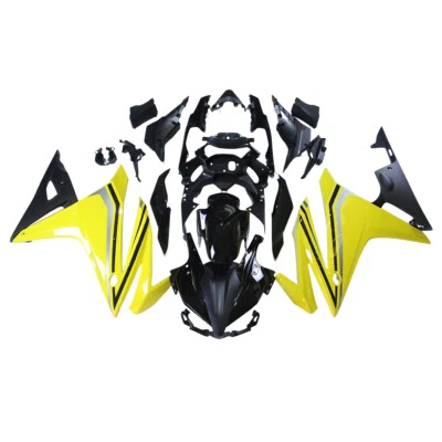 Kit de carenado amarillo negro para carrocería de inyección ABS Honda CBR500R 2016 2017 2018 Foto 1 de 4