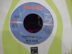 45X BLUE CHEER SUMMERTIME BLUES/OUT OF FOCUS ON PHILIPS RECORDS - Picture 1 of 2