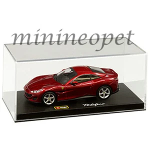 BBURAGO 18-36909 SIGNATURE SERIES FERRARI PORTOFINO 1/43 mit VITRINE ROT - Bild 1 von 2