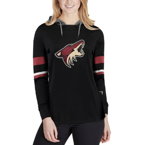 Adidas Platinum NHL Arizona COYOTES Jersey Hoodie Women’s Sz M MSRP $90.00 NEW Cover