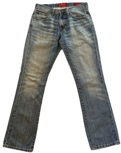 Lucky Brand Jeans Mens 30x32 Blue Denim 221 Original Boot Grunge American Y2K - Picture 1 of 11