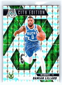 2024-25 Panini Mosaic #285 Damian Lillard Silver Mosaic Milwaukee Bucks - Picture 1 of 2
