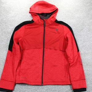 Russell Hoodie Jacket Full Zip Dri-Power 360 Activewear Red Black XXL - Picture 1 of 11