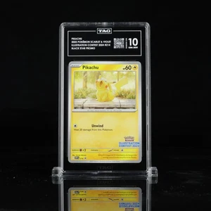 2025 POKEMON SVP EN-SV BLACK STAR PROMO ILLUSTRATION CONTEST 2024 PIKACHU TAG 10 - Picture 1 of 2