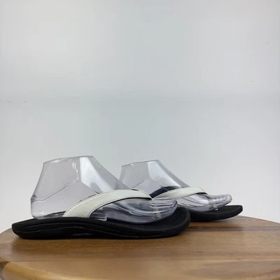 Nova Sandália Feminina Olukai Kulapa Kai Tanga Branca Chinelos Conforto Casual Tamanho 8 - Imagem 1 de 4