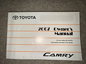 Pre-Owned 2007 Toyota Camry Owner's Manual 01999-33748! - Bild 1 von 3