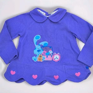 VTG Blue's Clues Long Sleeve Top Violet Size 5T - Picture 1 of 6