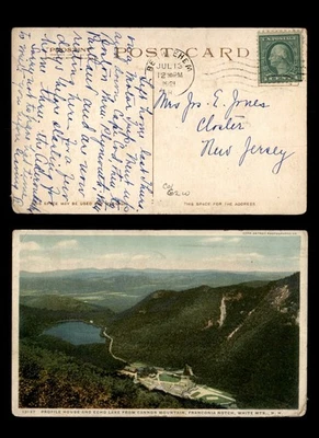 Tarjeta postal Mayfairstamps US 1921 Belén al Closter NJ Mts Lake aau_51071 Foto 1 de 2